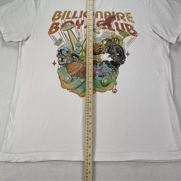 Vintage Billionaire Boys Club Men’s XL White Drab Epic Graphic Tee Cotton TShirt - Picture 7 of 12